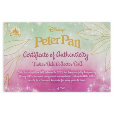 Tinker Bell Limited Edition Doll, Peter Pan 70th Anniversary