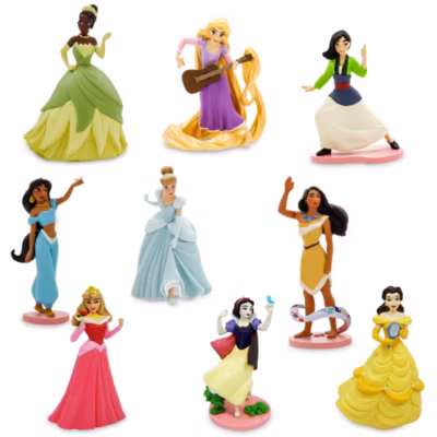 Disney Princess フィギュア 10体セット Disney Princess Deluxe Figurine Playset