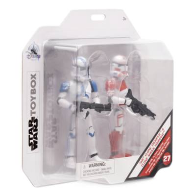 501st Clone Trooper and Clone Shock Trooper Action Figure Set, Star Wars Toybox