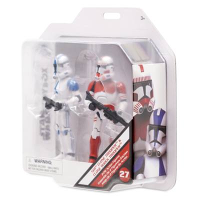 501st Clone Trooper and Clone Shock Trooper Action Figure Set, Star Wars Toybox