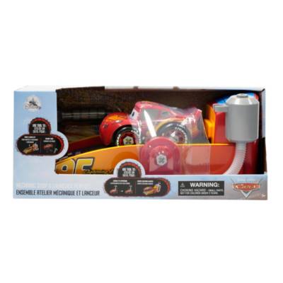 Lightning McQueen Mechanic Shop and Launcher Playset