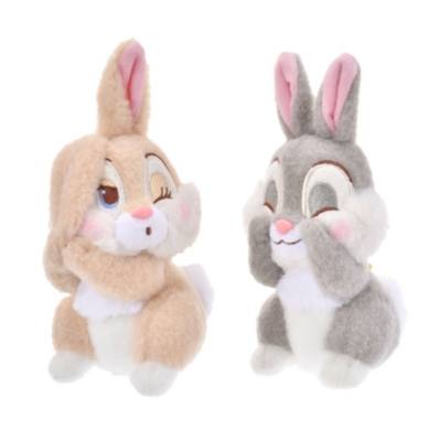 Miss Bunny Pastel Plush Keychain, Bambi