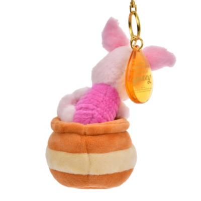 Piglet Plush Keychain, Honey Day