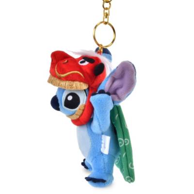 Stitch Lion Dance Plush Keychain