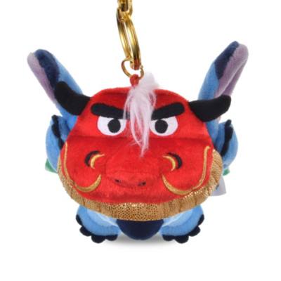 Stitch Lion Dance Plush Keychain