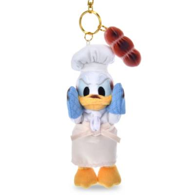 Donald Duck Plush Keychain, Mickey's Bakery 