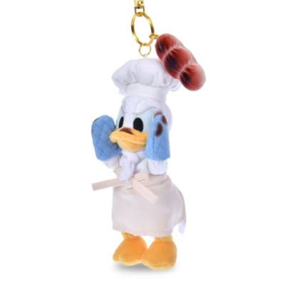 Donald Duck Plush Keychain, Mickey's Bakery 