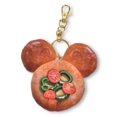 Mickey Pizza Plush Keychain, Mickey's Bakery 