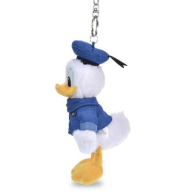 Donald Duck Denim Plush Keychain, Donald's Birthday