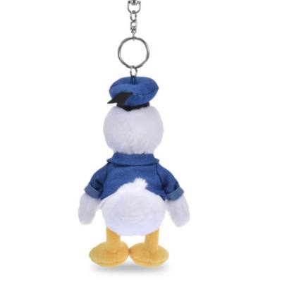 Donald Duck Denim Plush Keychain, Donald's Birthday