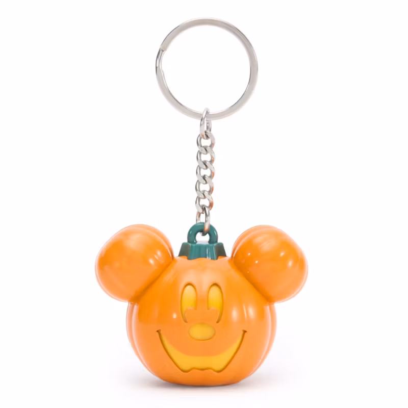 Mickey Mouse Halloween Pumpkin Light-Up Keychain