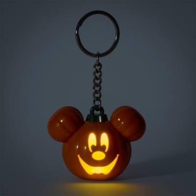 Mickey Mouse Halloween Pumpkin Light-Up Keychain