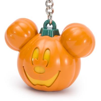 Mickey Mouse Halloween Pumpkin Light-Up Keychain