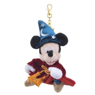 Sorcerer Mickey Mouse Plush Keychain, Fantasia2000 25th Anniversary