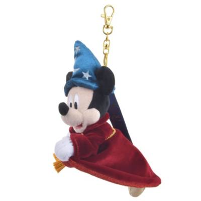 Sorcerer Mickey Mouse Plush Keychain, Fantasia2000 25th Anniversary