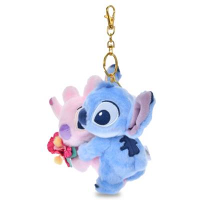 Stitch and Angel Plush Keychain