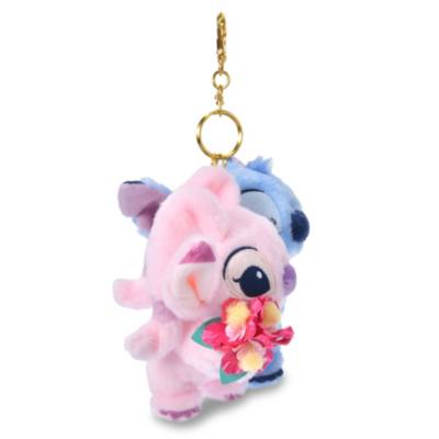 Stitch and Angel Plush Keychain