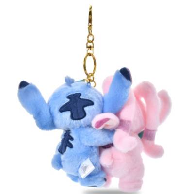 Stitch and Angel Plush Keychain