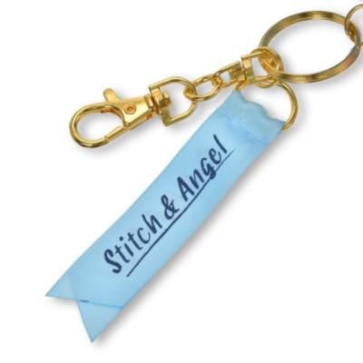 Stitch and Angel Plush Keychain
