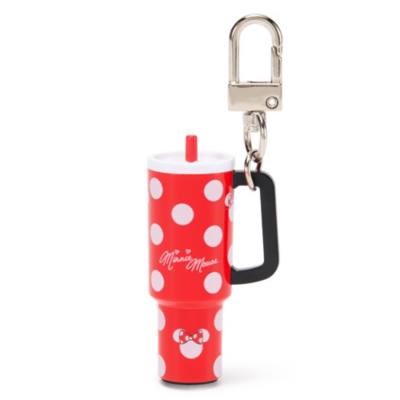 Minnie Mouse Mini Tumbler with Straw Bag Charm