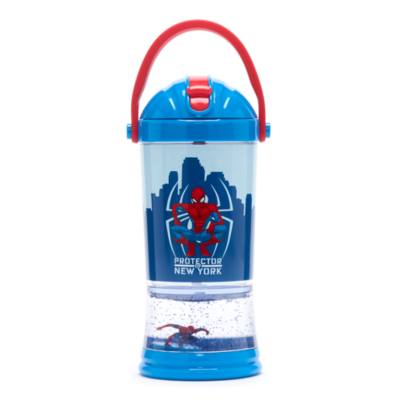 Spiderman Tumbler With Spiral Straw - Daiso Japan Middle East