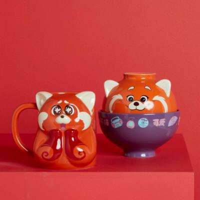 Mei Lee Red Panda Figural Mug, Turning Red