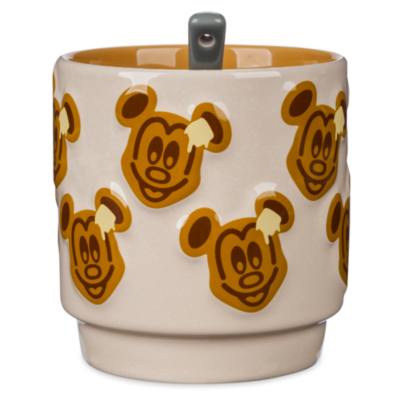 Disneyland Resort Mickey Mouse Waffle Mug and Spoon