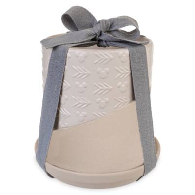 Mickey Mouse Icon Plant Pot and Saucer, Disney Homestead Collection