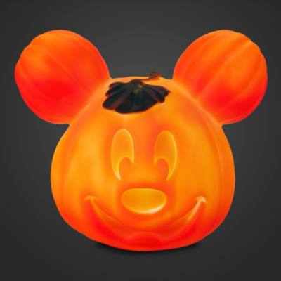Mickey Mouse Halloween Small Light-Up Jack-o'-Lantern