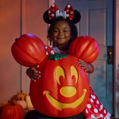 Mickey Mouse Halloween Large Light-Up Jack-o'-Lantern