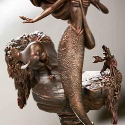 Ariel Light-Up Bronze Figure, The Little Mermaid