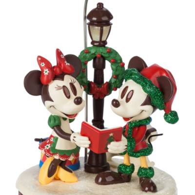 Mickey & Minnie Mouse Light-Up Ornament, World Showcase Germany Holiday