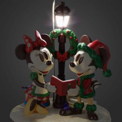 Mickey & Minnie Mouse Light-Up Ornament, World Showcase Germany Holiday