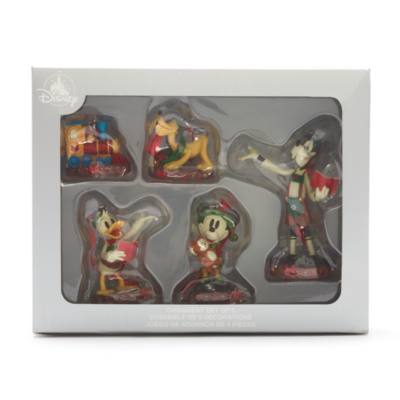 Mickey Mouse & Friends Ornament Set, World Showcase Germany Holiday