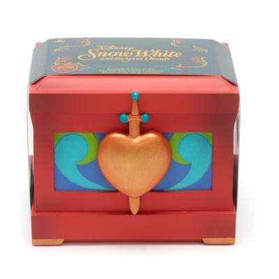 Poisoned Apple Ornament in Heart Box, Snow White and the Seven Dwarfs