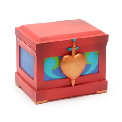 Poisoned Apple Ornament in Heart Box, Snow White and the Seven Dwarfs