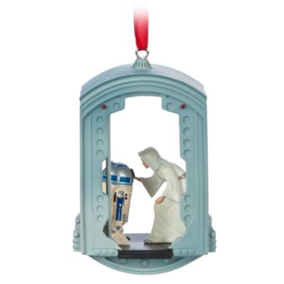 Princess Leia and R2-D2 Hanging Ornament, Star Wars