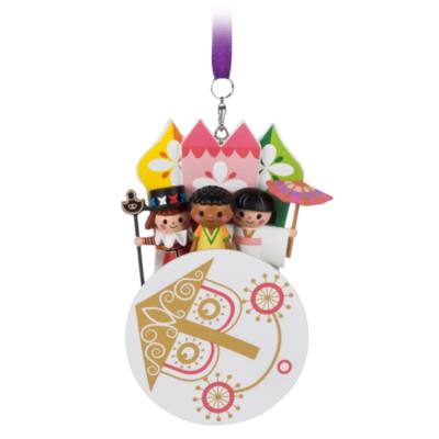&ldquo;it's a small world'' Clock Face Sketchbook Ornament
