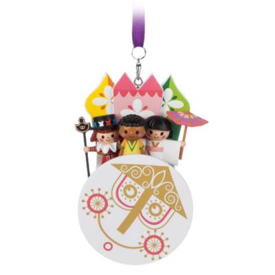 &ldquo;it's a small world'' Clock Face Sketchbook Ornament