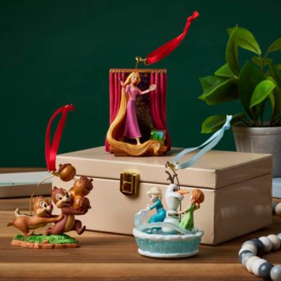 Anna, Elsa and Olaf Singing Living Magic Sketchbook Ornament, Frozen