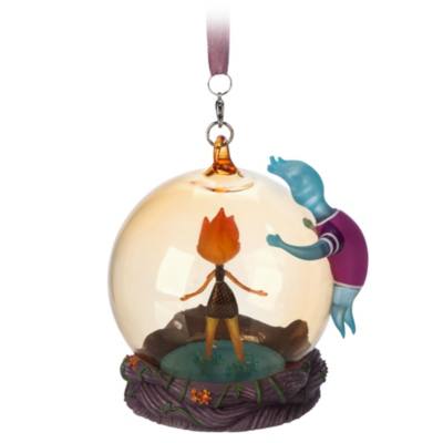 Elemental Glass Dome Sketchbook Ornament