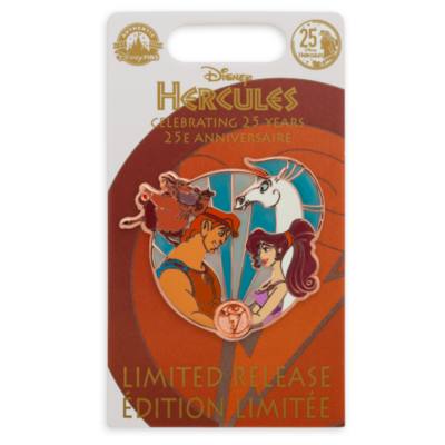 ヘラクレス ピンバッジ7個 ディズニーストア Hercules pin 1997 Hercules 25th Anniversary Limited Release Pin