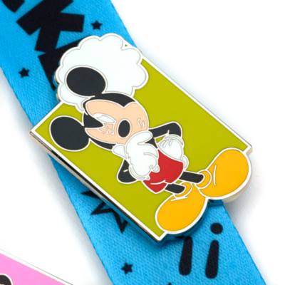Mickey Mouse Lanyard and Pins Set