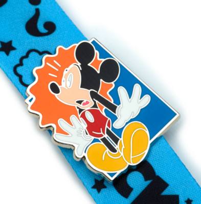 Mickey Mouse Lanyard and Pins Set
