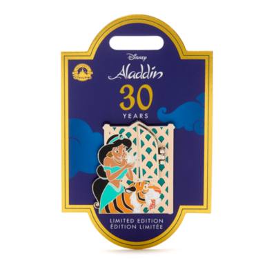 Princess Jasmine and Rajah 30th Anniversary Limited Edition Pin