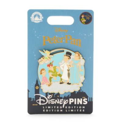 Peter Pan 70th Anniversary Slider Pin, Limited Edition