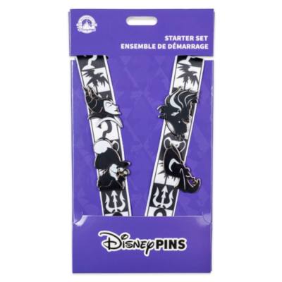 Disney Villains Lanyard and Pins Set