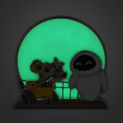 WALL-E and E.V.E. Glow in the Dark Pin, WALL-E 15th Anniversary Limited Release