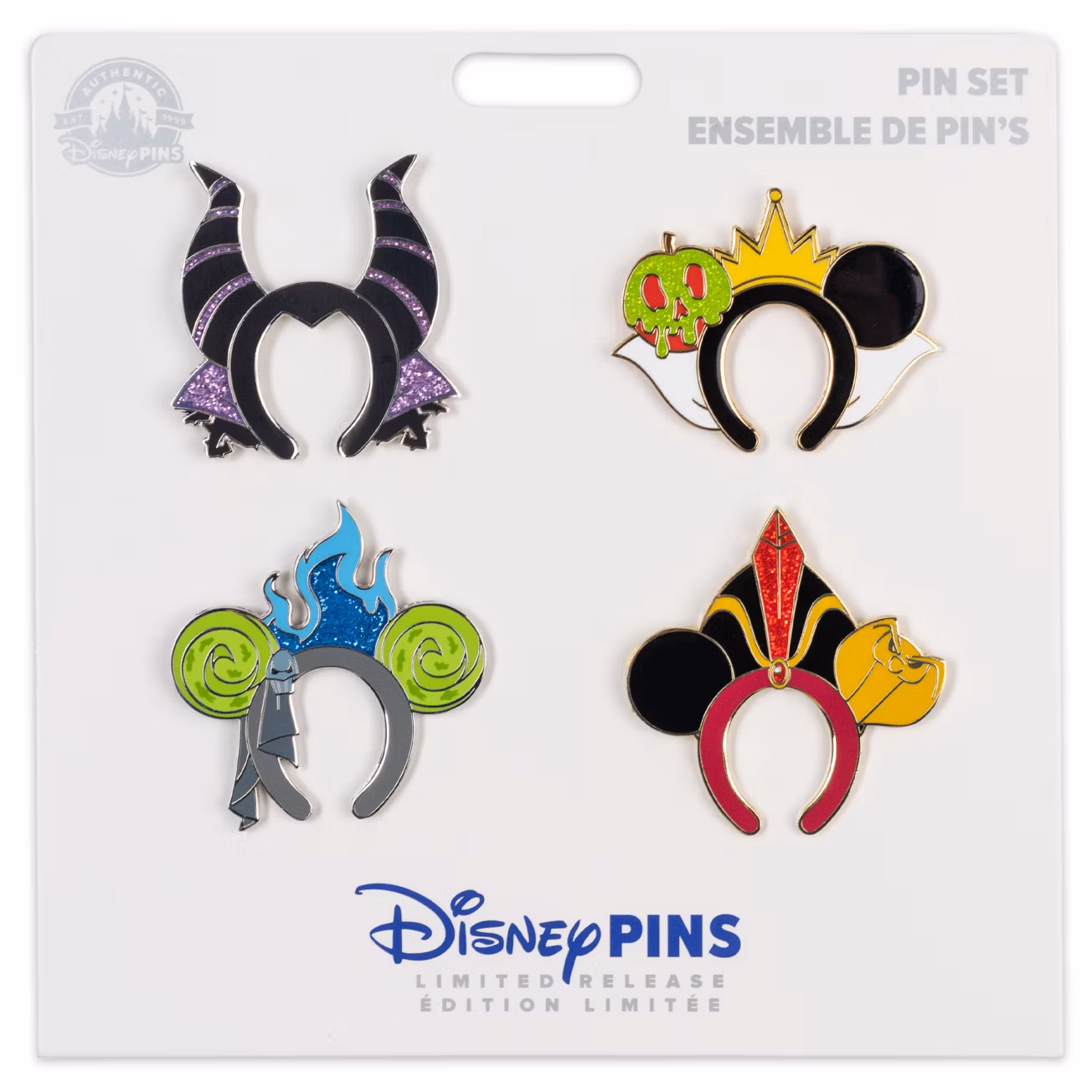 Disney Villains 4-Pin Set Limited Release Disney Villains 4-Pin Set Limited Release