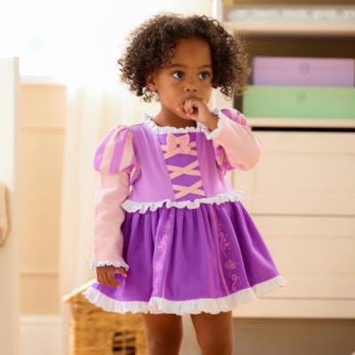 Rapunzel Baby Costume Bodysuit Set, Tangled